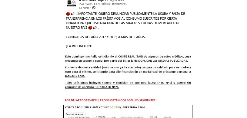 PRESTAMOS Y CREDITOS USURARIOS